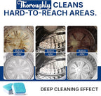 Washing Machine Cleaner Tablets – 24-Pack Deep Cleaning & Descaler for HE, Front Load & Top Load washer cleaner tablets, Septic-Safe, 12-Month Supply