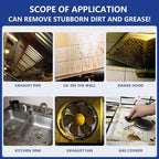 Rednow (100ML*3PCS) Bubble Cleaner Foam,Foaming Heavy Oil Stain Cleaner,All-Purpose Rinse-free Cleaner Spray,Kitchen Deep Cleaning Spray,Powerful Stain,Stubborn Grease & Grime Remover Bubble Spray