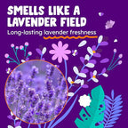 Originally Yellow Lavender Vinegar For Cleaning Purpose | USA Made All Purpose Cleaner | Use as a Floor, Glass, Kitchen, & Bathroom Cleaner | Plant Derived Vinegar half Gallon| 64 Oz