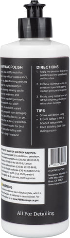 Maxshine 16oz Shine Max | All-in-One Solution for Defect Removal, Polishing & Surface Protection | Safe for Cars, Trucks, Motorcycles & RVs | Professional Auto Detailing Compound for Car Care