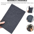 Premium 10 Pack 6" x 9" Grey General Purpose Scuff Pads - Scuffing, Scouring, Sanding, Paint Primer Prep Adhesion Scratch - Surface Preparation Automotive Car Auto Body Woodworking Wo (800 Grit)