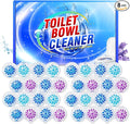 SCENTORINI 4-in-1 Toilet Bowl Cleaner Rim Hanger, Hanging Automatic Toilet Bowl Freshener, 4 Ocean & 4 Lavender Scent, Toilet Bowl Cleaning Balls Long-Lasting up to 30 Days