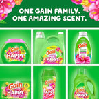 Gain Liquid Fabric Softener (Fabric Conditioner),Happy,127 fl oz,188 Loads,(Pack of 2)