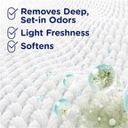 Downy RINSE & REFRESH Laundry Odor Remover and Fabric Softener, Fresh Lavender, 48 fl oz, Safe on ALL Fabrics, Gentle on Skin, HE Compatible