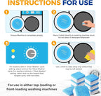 Bastion Washing Machine Cleaner Tablets (24 Ct) + Coffee Machine Descaler Tablets – Deep Cleaning Combo for Appliances – Removes Odors, Limescale & Residue