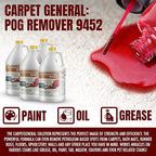 POG Remover 9452 - Paint, Oil & Grease Heavy Duty Remover & Cleaner - Residential, Industrial & Commercial - Case of Four Gallon Jugs