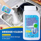 2pcs Drain Clog Remover, Pipeline Dredging Agent, Powerful Quick Cleaning Drain Toilet Cleaner Tool, Unclog Toilet Clog And Kitchen Sink Pipe Unblocker Powder