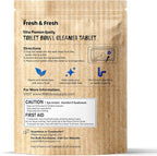 Disposable Toilet Bowl Cleaners(60 Tablets) Odor Eliminator, Fresh Scent, Multipurpose Residential and commercial Toilet Cleaners 2-3 week Lasting Toilet Bowl Cleaner