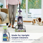 Bissell PET PRO OXY Urine Eliminator with Febreze Carpet Deep Clean Solution, with StainProtect Technology, for use in leading upright carpet cleaners, 48oz, Our best formula for pet messes & odors