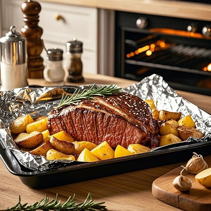 Superior Extra Heavy Duty Aluminum Foil 500 Sq Ft(15 In Wide) with about 30% More Thicker than Regular Heavy Duty Foil, Pack of 1