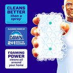 Mr. Clean Magic Eraser Foaming Sponge, All Purpose Cleaner, Dawn Cleaning Power, Wall, Sneaker, Oven Cleaner, Kitchen, Bathroom, Shower Cleaning Supplies, Scrubber, Ultra Foamy, 5ct