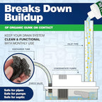 AC Drain Line Cleaner - 4 Pack / 12 Month Supply - Cleans HVAC drain lines, condensate lines, and more