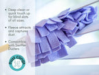 Xanitize Fleece Refills for Swiffer Hand Duster - Reusable, Dry Duster - 5-Pack Rainbow (Pastel)