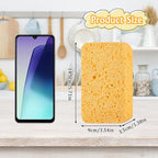 Large Sponge Non-Scratch, Car Wash Sponge, Super Absorbent Heavy Duty Large Sponges for Cleaning Home/Kitchen/Boat Bail & Car Washing (5.71x3.54x1.38 Inch)