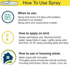 Poultry Spray by Premo Guard – 16 oz – Treat Mites, Fleas, Flies, and Lice – Effective Plant Based – Chicken, Turkey, Waterfowl, and Birds – Best Natural Protection for Control & Prevention