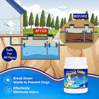 Dr.Raifya's Septic Tank Treatment Pods - 12 Pcs for 1-Year Supply | Beneficial Bacteria & Enzymes Formula Ultra Concentrated for Clog Prevention & Odor Elimination | Suitable for All Septic Systems