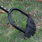 42.71in Saw-Tooth Edger Lawn Tool, Half Moon Lawn Edger with T-Grip, Sidewalk Grass Long Handled Step Edger, Carbon Steel Manual Trimming Shovel for Garden Sidewalk Flower Beds