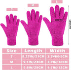 Patelai 3 Pairs Microfiber Plant Dusting Gloves Leaf Cleaning Gloves for Indoor Plants, Blinds, Furniture, House (Purple,Blue,Rose Red,Medium)