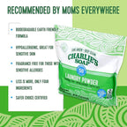 Charlie’s Soap Laundry Powder (50 Loads, 6 Pack) Hypoallergenic Deep Cleaning Washing Powder Detergent – Eco-Friendly, Safe, and Effective