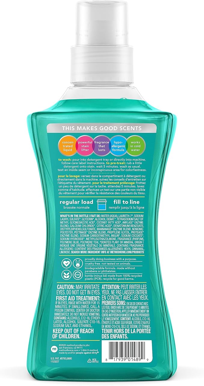 Method Laundry Variety Pack Laundry Detergent, fabric Softener 53.5 Fl Oz