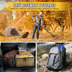 Adjustable Leaf Rake, Heavy Duty Metal Rake for Leaves, Long Handle 30"-60" with Expandable Head 8"-17", Collapsible Small Rakes for Lawns, Gardening, Yard, Camping, Shrub, Grass, Bush, Weed, Debris
