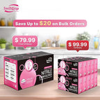 Nitrile Exam Gloves, 4 Mil, Cherry Blossom, Food Safe Gloves Disposable Latex Free, Powder Free