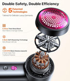 TORRAS Rechargeable Fabric Shaver Electric Lint Remover 3-Speed Remove Fuzz, Pilling for Cashmere, Wool, Clothes, Sweater, Coat, Furniture, Clothes depiller with Replacement Blades