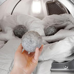 GLEENER Dryer Dots Fabric Softener | 100% New Zealand Wool | Extra large 3 pack | Grey (3)