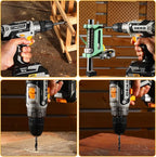 Power Drill Cordless: DEKOPRO Cordless Drill 20V Electric Power Drills Set Tool Drills Cord-less Set with Battery and Charger