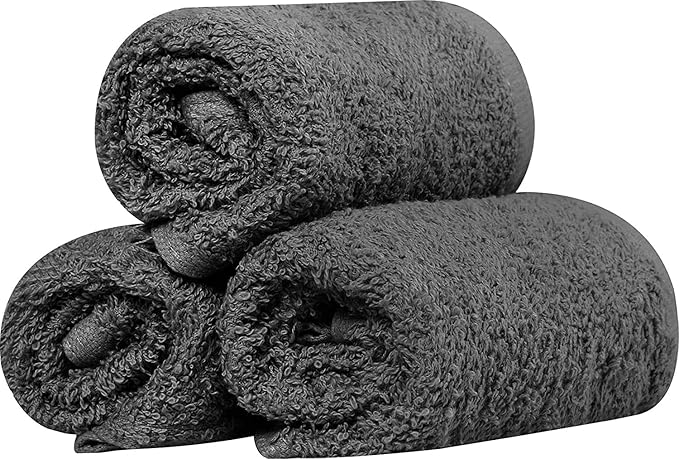 Utopia Towels Kitchen Bar Mops Towels, Pack of 216-16 x 19 Inches, 100% Cotton Super Absorbent Grey, Multi-Purpose Cleaning Towels for Home and Kitchen Bars