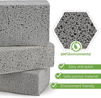 Maryton Grill Stone Cleaning Brick - Griddle Grills Cleaning Kit Block Pumice Stone for Removing Stains BBQ Grease, 3 Count
