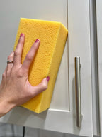Multi-Purpose Sponges for Cleaning - Yellow 10 Pack, Large Sponges for Car Washing, Tile & Grout, Bulk Pack Sponge