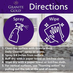 Granite Gold Polish Spray, Streak-Free Shine for Granite, Quartz, Marble, Travertine, Natural Stone Countertops, 24 Fl Oz (Pack of 1)