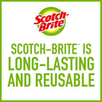 Scotch-Brite Stainless Steel Scrubber for Cleaning Kitchen, Household, and Dishes - 3 Scrubbers (Pack of 2)