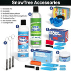 SNOWTREE - Rez Relief Glass Cleaner Solution for Glass, Ceramic, Metal & Silicone - 12 Fluid Oz Bottle - Refreshing Citrus Scent Glass Cleaner Liquid - Removes Stains & Smells