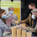 Fulmoon 100 Pack Paper Soup Containers with Lids Disposable Paper Food Containers with Vented Lids Kraft Ice Cream Bowls Soup Cup Ice Cream Cups for Restaurants(6 oz,Brown)