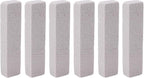 WALFRONT 6PCS Pool Pumice Stone Toilet Bowl Cleaner & Hard Water Remover PVC Scouring Sticks for Bathtub Shower Tile Kitchen Sink Swimming Pool Grates (S 10x25cm)