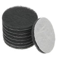 Power Scrub Pads, Scrubbing Pads 1000 Grits Scouring Discs - Fitting for (Home Kitchen Cleaning - Drill Attachment - Scrubber Replacement) 8 Pcs & 4 Inch & Gray