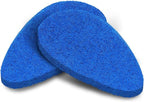Qaestfy Pack of 2 Scrubber Pad Refill Compatible with QAE008 Shower Bathtub Tub and Tile Scrubber Cleaning Brush with Long Handle Model QAE009