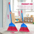 Small Broom-Indoor or Outdoor Portable Broom with Adjustable Handle, Cleaning Little Helper for Housekeeping,Office,Working Desk,Pet Nest