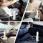 Car Tissues Cylinder 4 Packs Round Tissue Box Holder Perfect for Car Cup Holder, Napkins Box Round Container with Facial Tissues for Travel Car Bathroom Office School