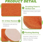 Power Scrub Pads, Scrubbing Pads 2000 Grits Scouring Discs - Fitting for (Home Kitchen Cleaning - Drill Attachment - Scrubber Replacement) 20 Pcs & 2 Inch & Orange