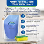 Liquid Dish Soap Refill Pouch 1 Liter – Family Size Dishwashing Liquid for Home Use – Non-Toxic Formula Cuts Grease While Gentle on Hands – Eco Refill for Dish Soap Dispensers & Kitchens - Set of 12