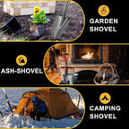 Mini Shovel Garden Small Digging Shovels with Fiberglass Handle for Digging, Camping, Survival, Kids, Car Use, 28 inches
