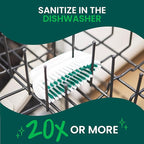 Scotch-Brite Small Utility Brush, Long Lasting Dish Brush with Handle for Scrubbing Cookware, Hands, Tile, Grout, Cutting Boards, and Utensils without Scratching, Antimicrobial, and Rinses Clean
