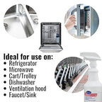 Diversey 94368259 SUMA INOX Stainless Steel Polish, Cleans Appliances, Brass, Copper & Polishes Metals, Ready-to-Use Spray, 32-Ounce (Pack of 6)
