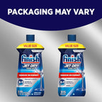 Finish Jet-Dry Dishwasher Rinse Aid, Compatible with Dishwasher Detergent, Prevents Spots & Residues, Dries, Shine & Protects, 32 oz, 315 washes