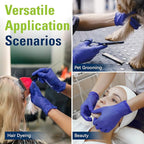 Disposable Nitrile Gloves, Food Safe, Latex-Free Powder-Free, Kitchen Rubber Gloves for Cooking and Cleaning