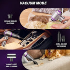Handheld Car Vacuum (Grey-purple)