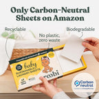 Roobi Baby Laundry Detergent Sheets. Specially Formulated for Sensitive Skin. Newborns, Infants & Toddlers Clothes. Peachy Lullaby Scent. Up to 128 Loads